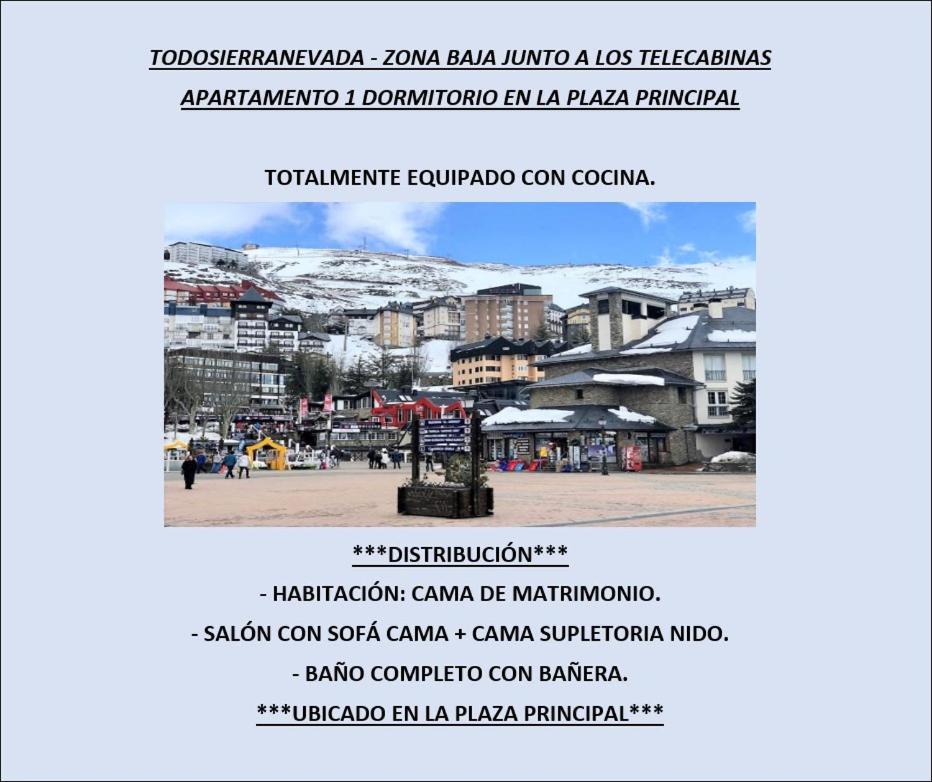Ski Plaza Sierra Nevada & Zona Baja Экстерьер фото
